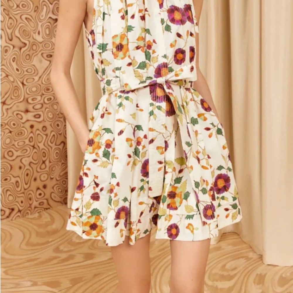 Ulla Johnson Brienne Iris Multicolor Floral Dress